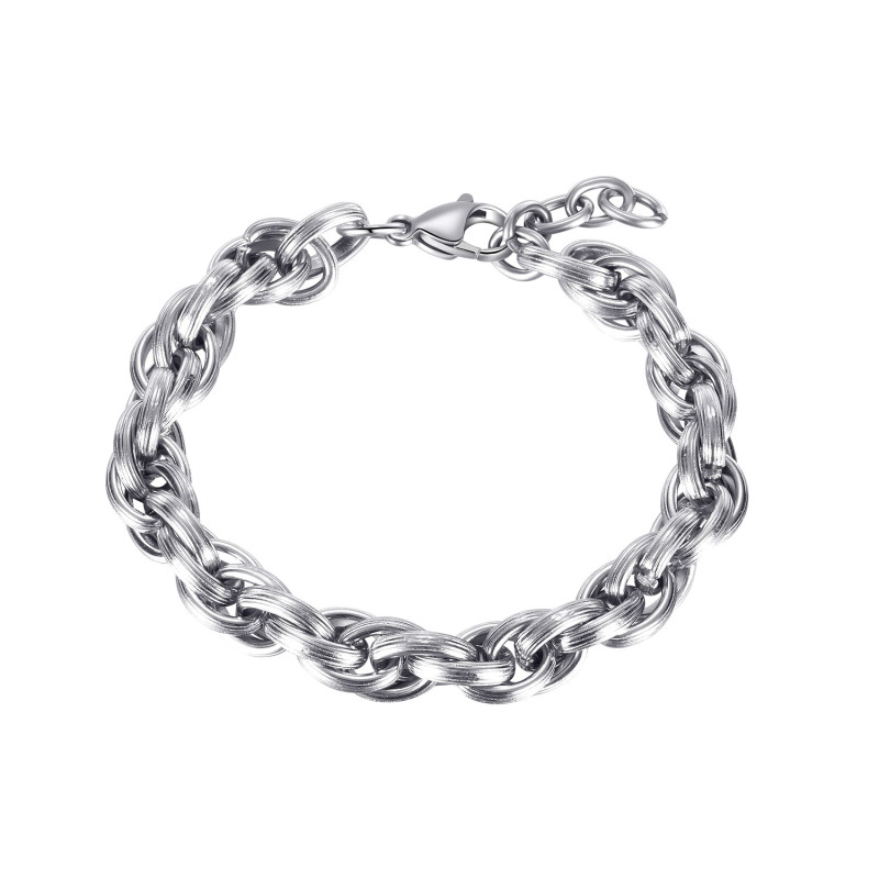 mens steel cable bracelet