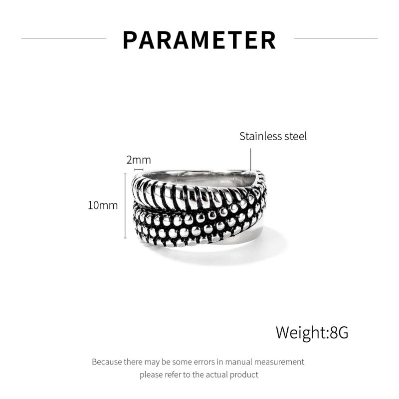 Mens Stainless Steel Fashion Rings