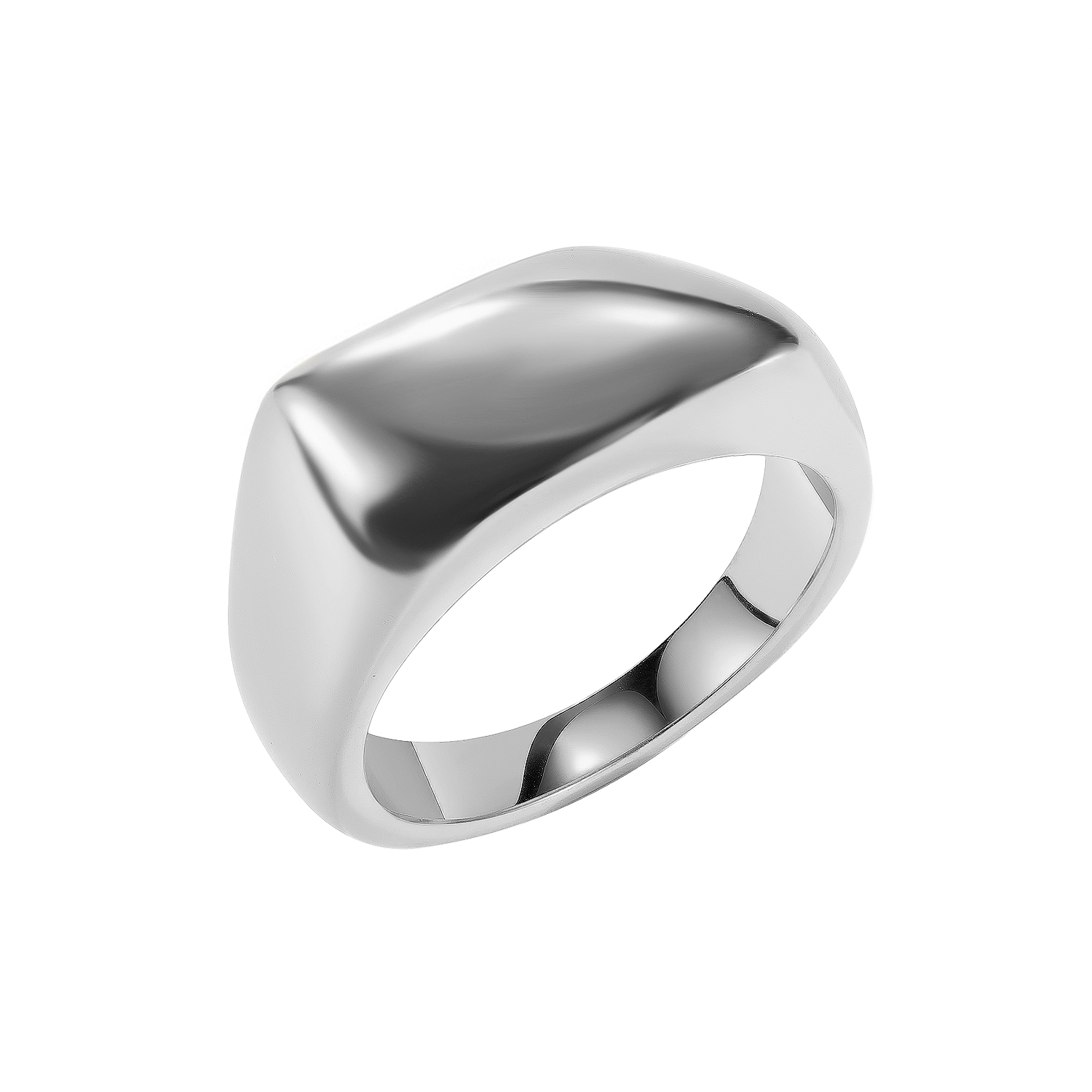 Oval Stainless Steel Ring