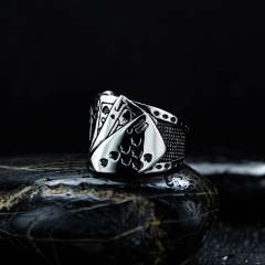 Stainless Steel Poker Ring