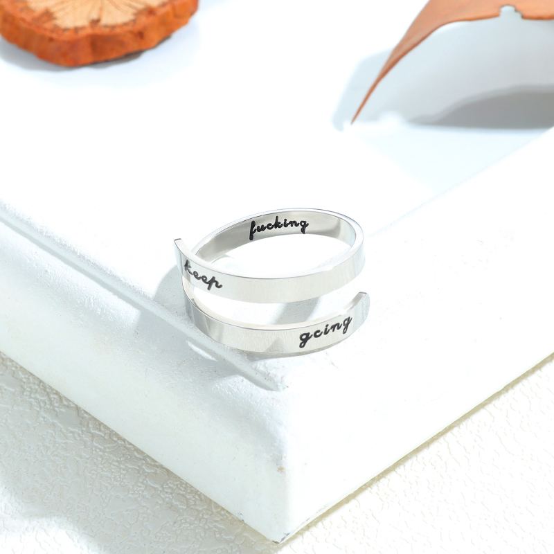 Personalized Stainless Steel Rings