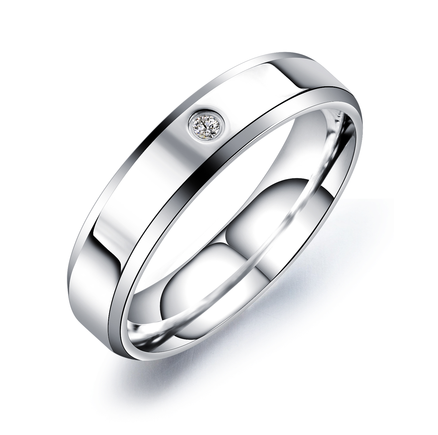 Stainless Wedding Band