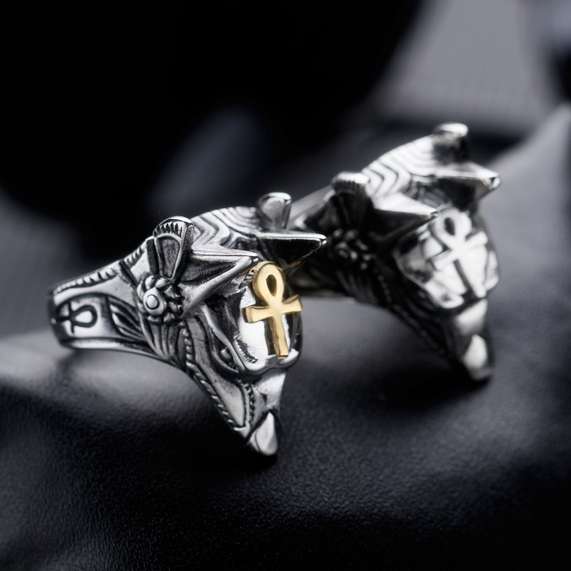 Stainless Steel Wolf Ring