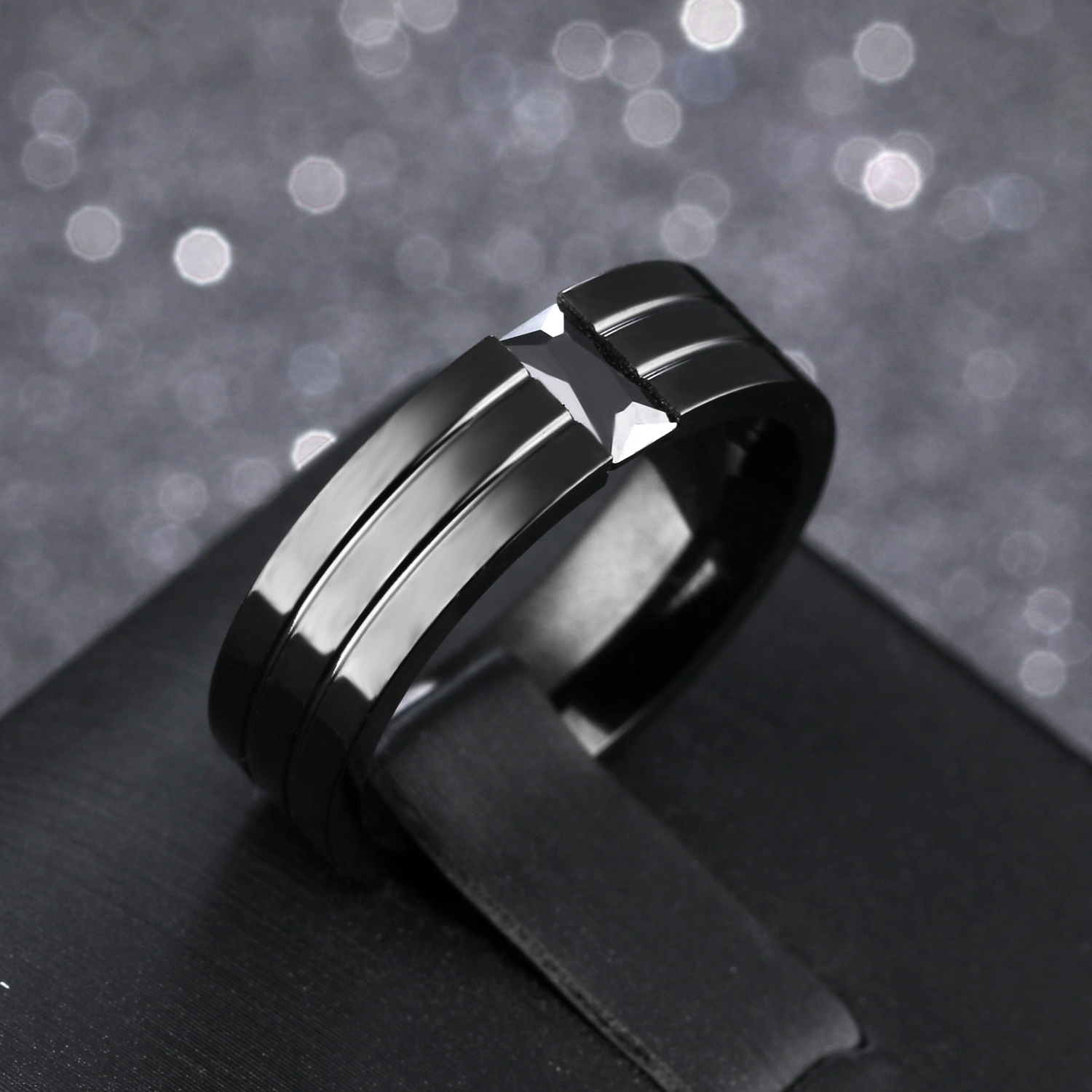 Stainless Steel Ring Black