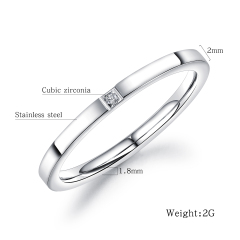 Steel Couple Rings
