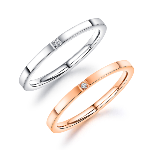 Steel Couple Rings