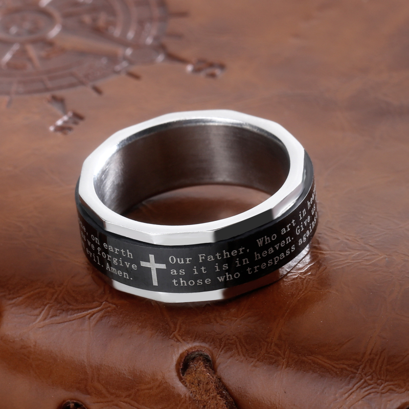 Men's Lord's Prayer Ring