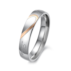 Stainless Couple Rings