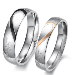 Stainless Couple Rings