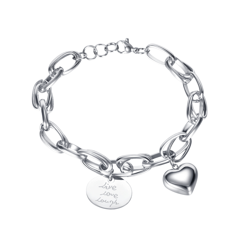 Heart Stainless Steel Bracelet