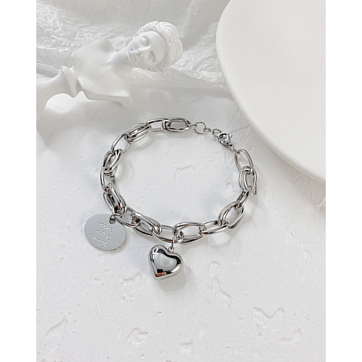 Heart Stainless Steel Bracelet