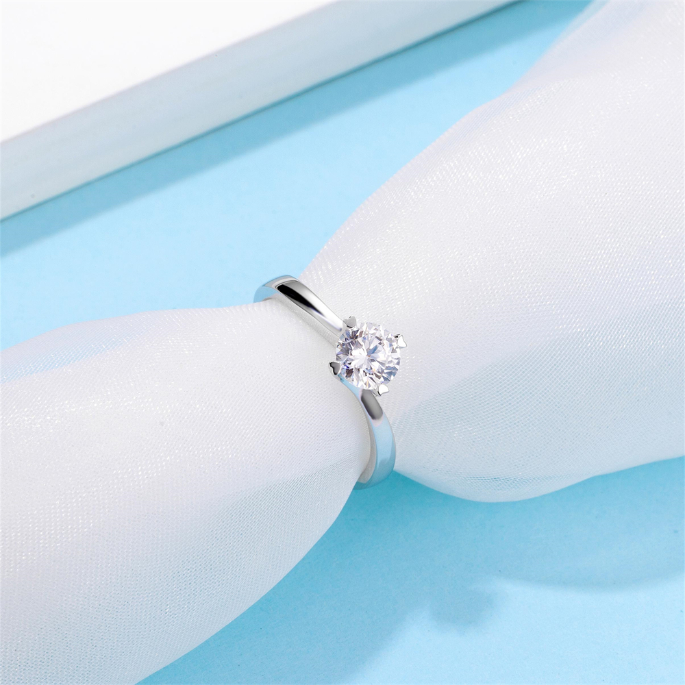 Moissanite Wedding Bands