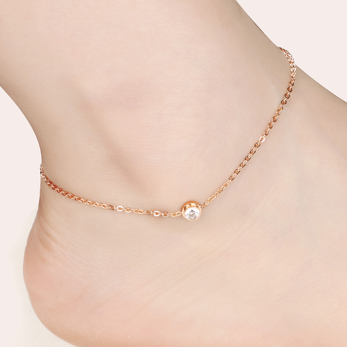 Gold Stainless Steel Anklet