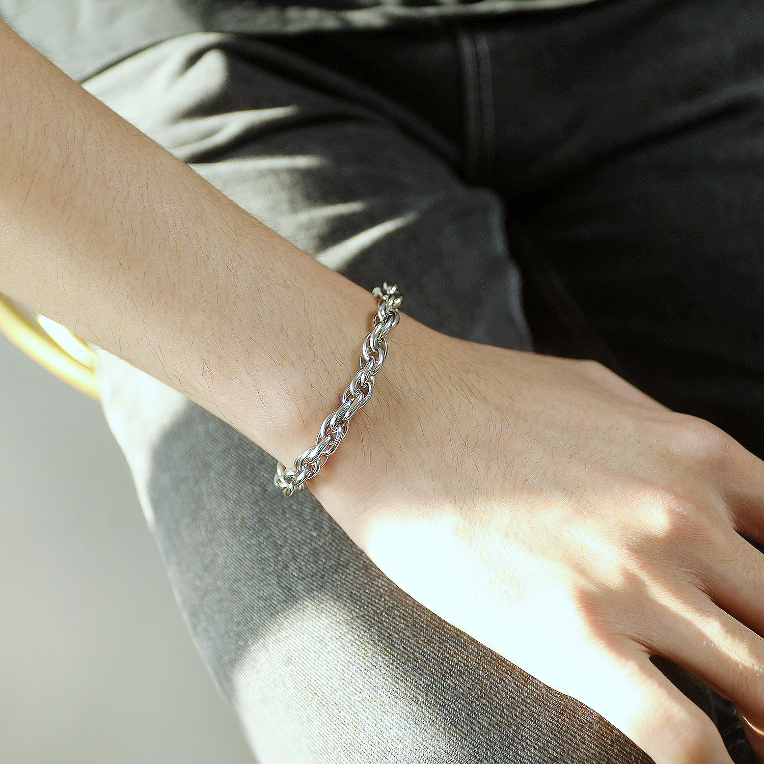 Men Steel Cable Bracelet