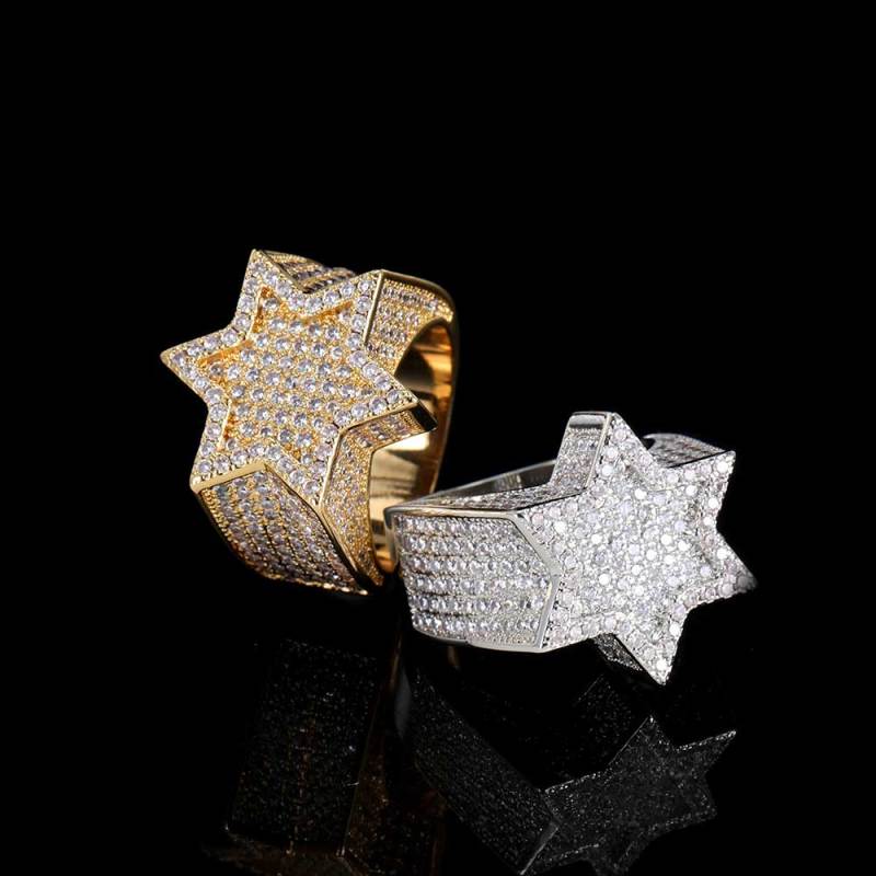 Hip Hop Star Rings