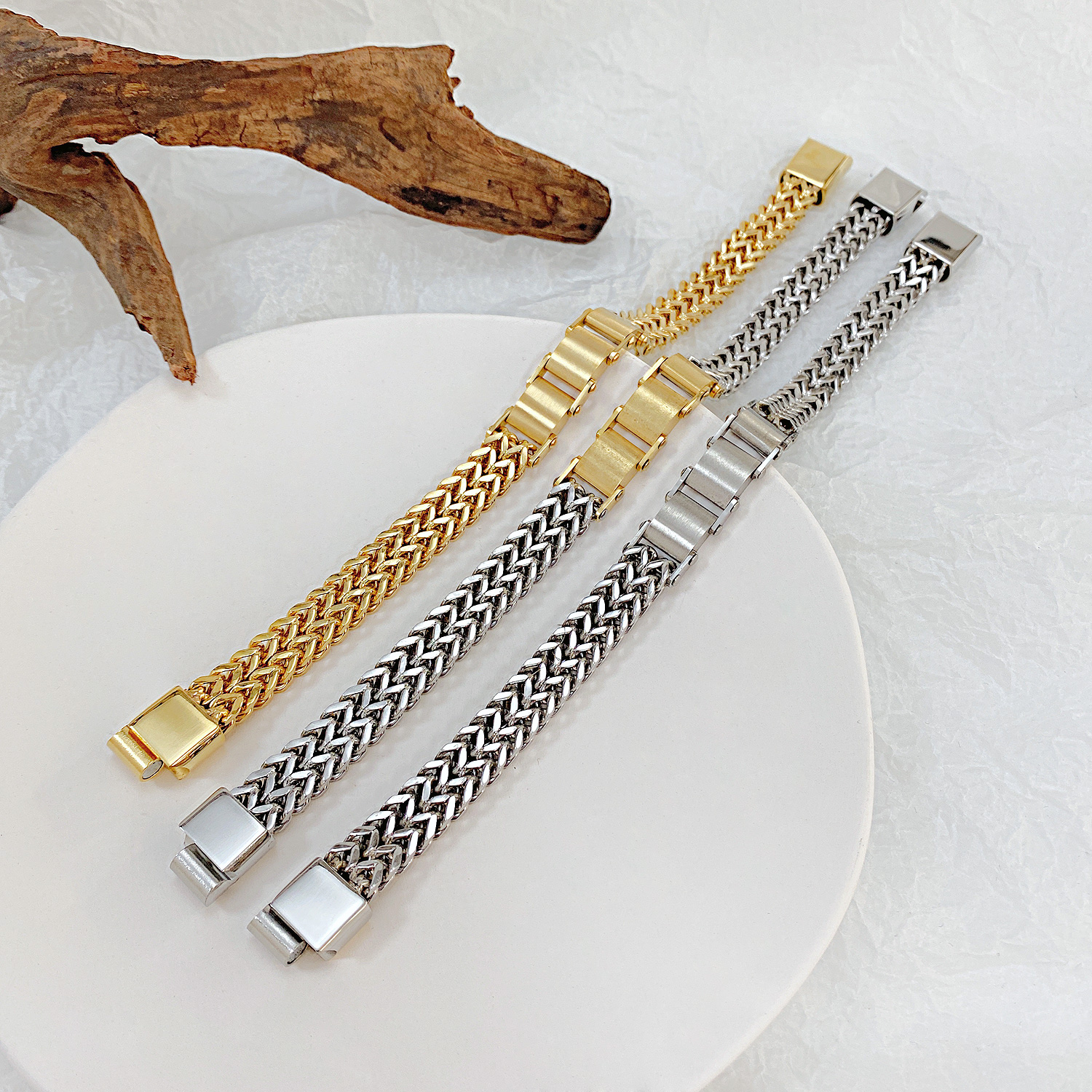 Stainless Steel Braided Bracelet