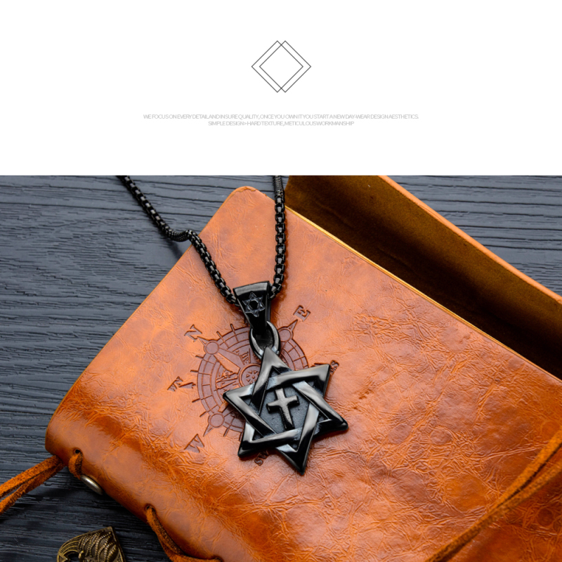 Stainless Steel Pentagram Necklace