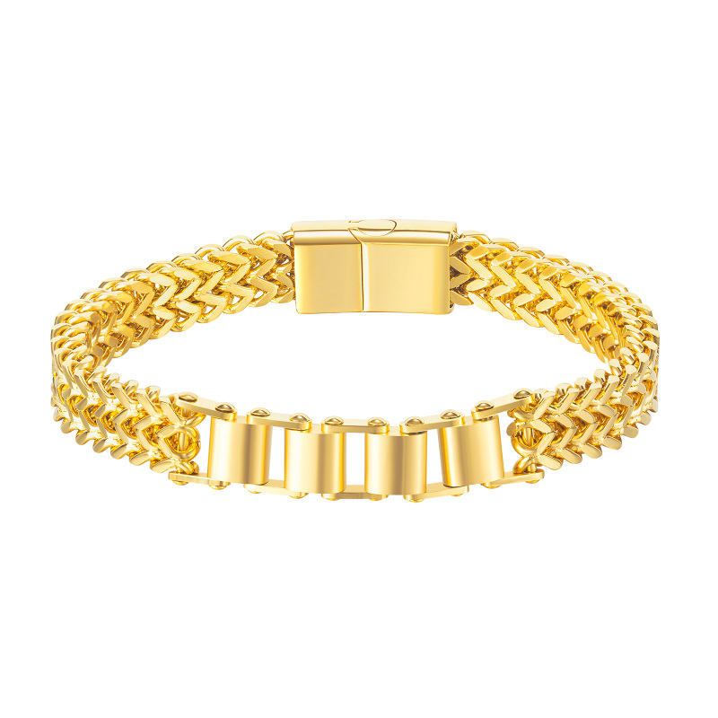 Gold Plated Stainless Steel Bracelet