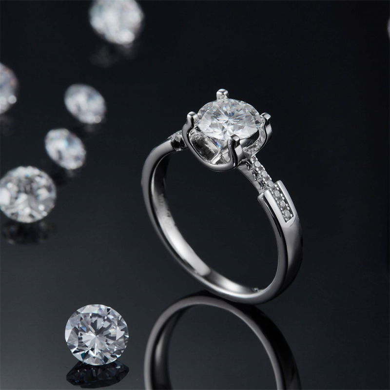 5 Carat Moissanite Ring