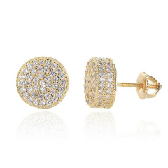 Rapper Gold Earrings