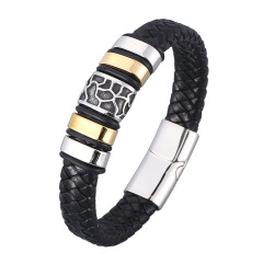 Mens leather wristbands
