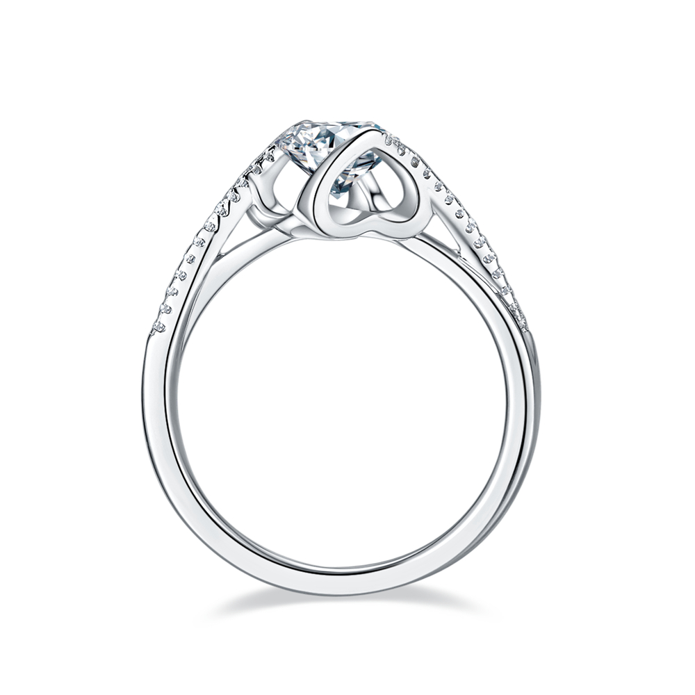 Moissanite Promise Ring