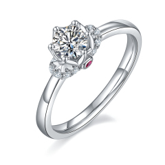 Moissanite Vintage Engagement Rings