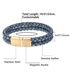 Leather string bracelet