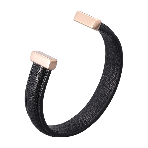 Designer leather bracelet
