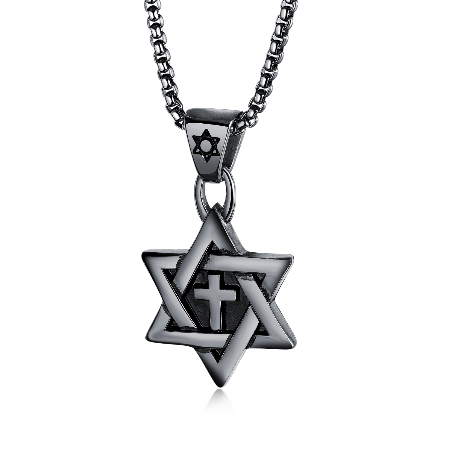 Stainless Steel Pentagram Necklace