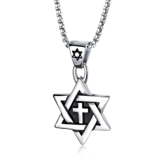 Stainless Steel Pentagram Necklace