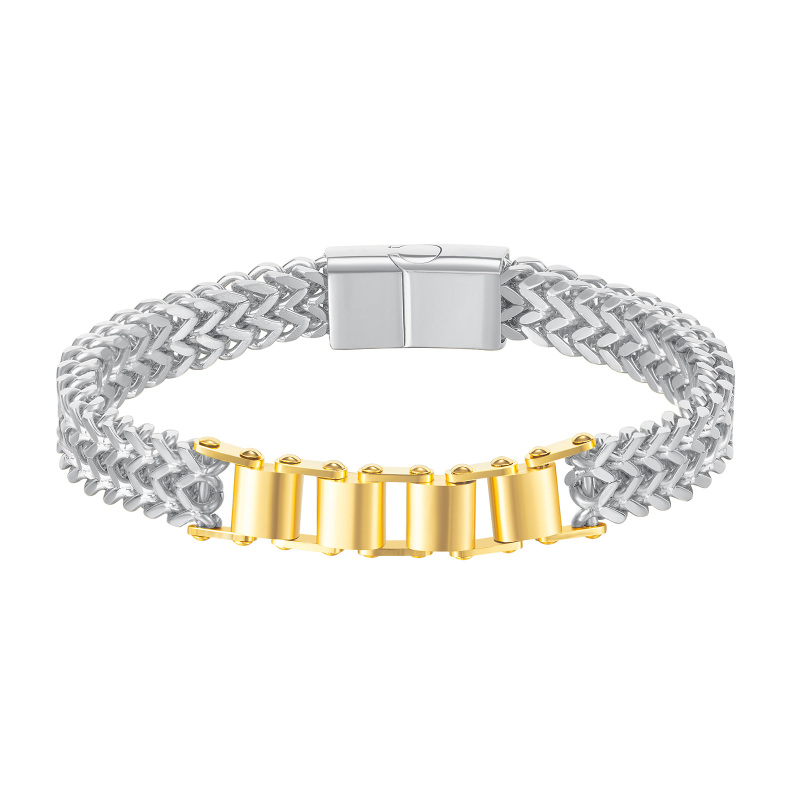 Gold Plated Stainless Steel Bracelet