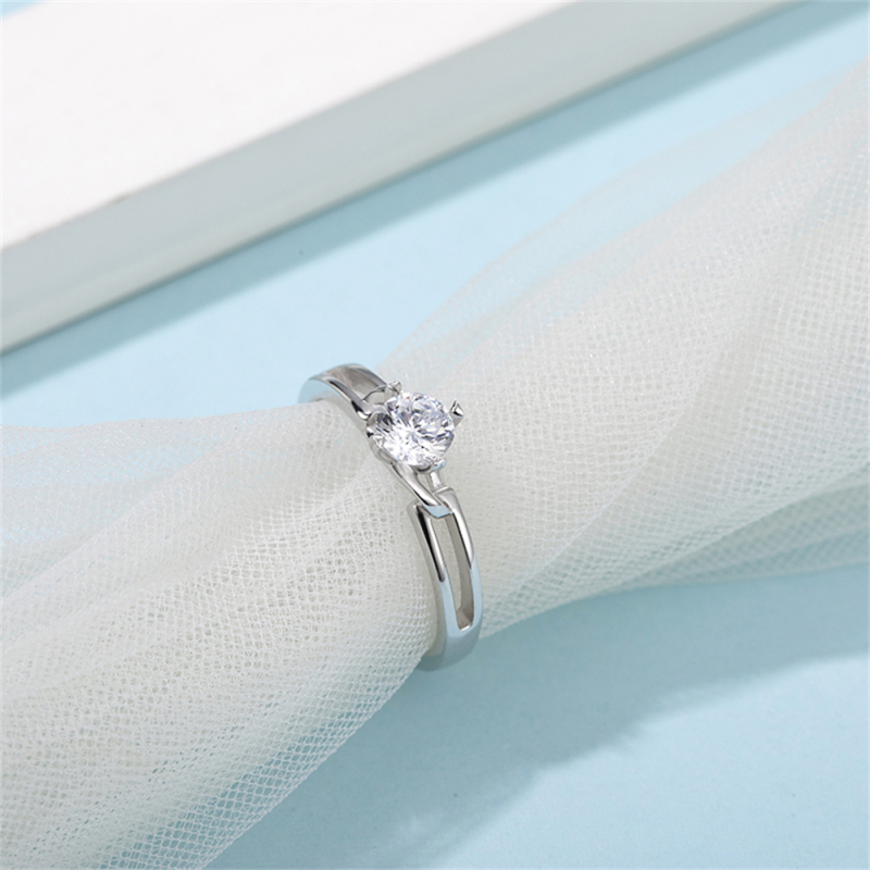 Moissanite Stacking Rings