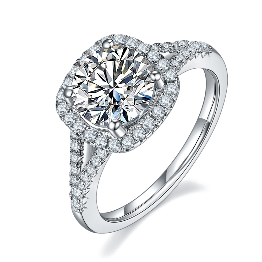 Mrquise Moissanite Engagement Ring