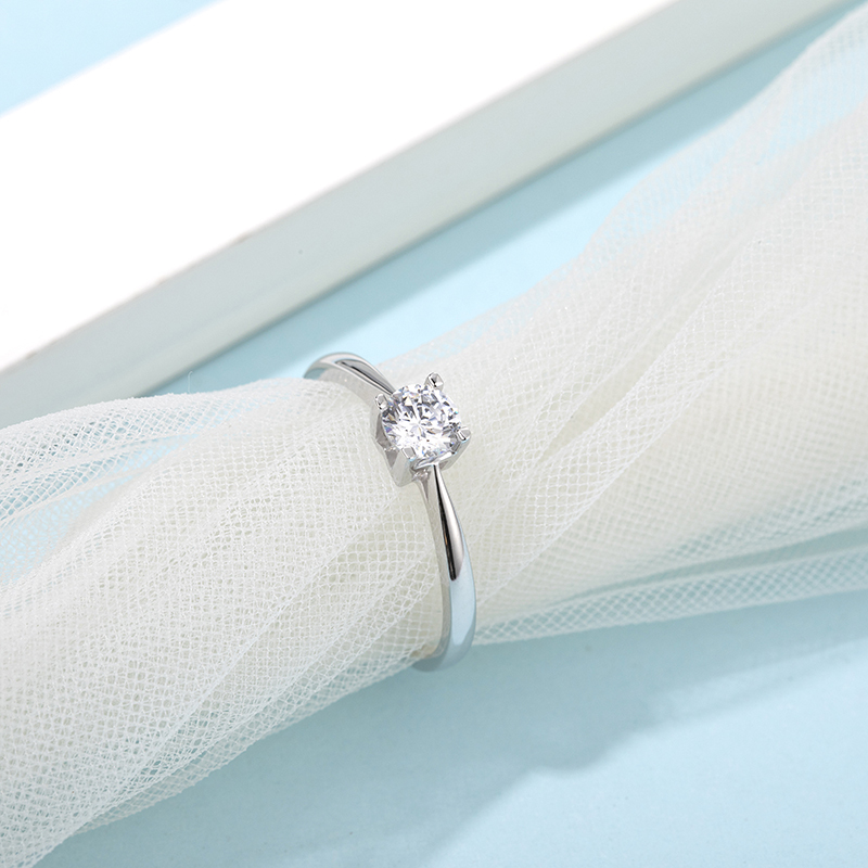 Moissanite Halo Engagement Rings