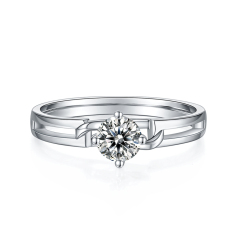 Moissanite Stacking Rings