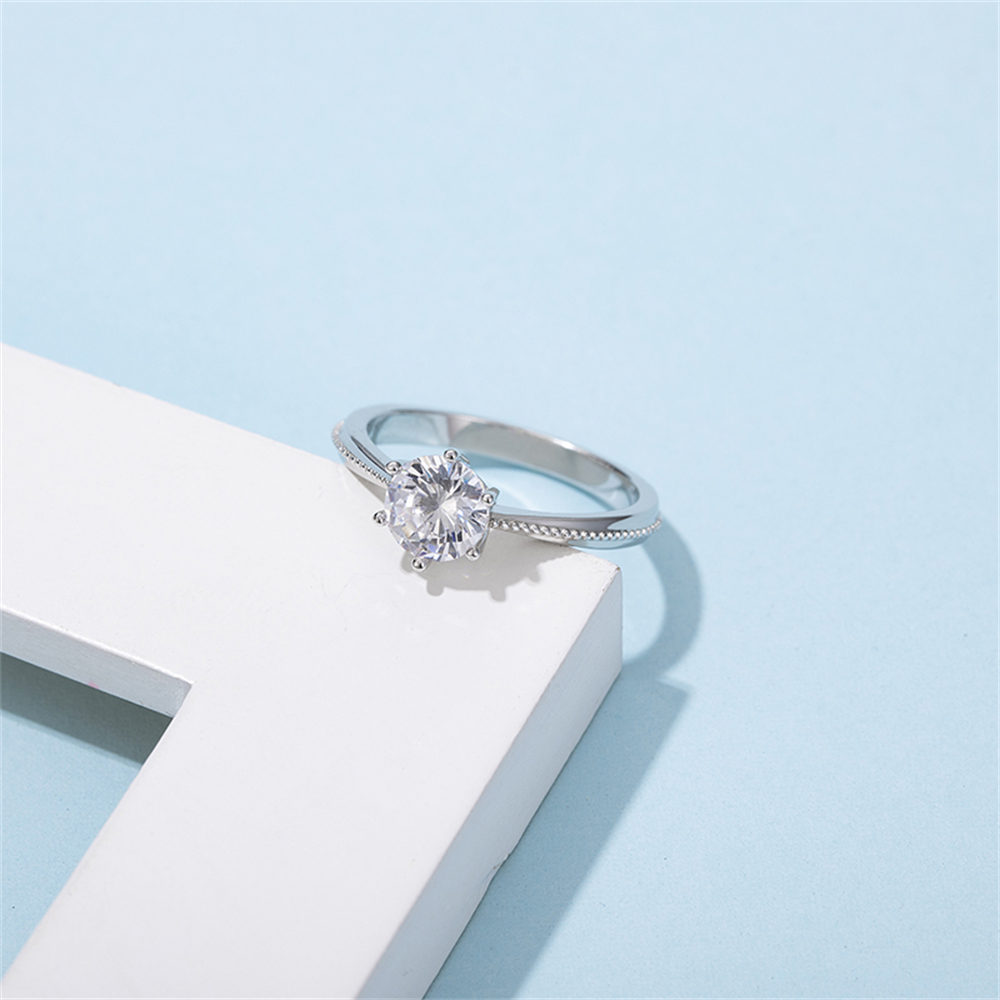 Moissanite Radiant Cut Engagement Rings