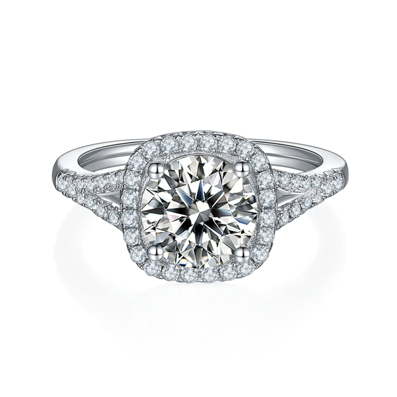 Mrquise Moissanite Engagement Ring