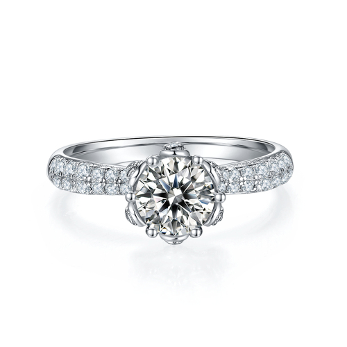 Charles Winston Moissanite Rire Rings