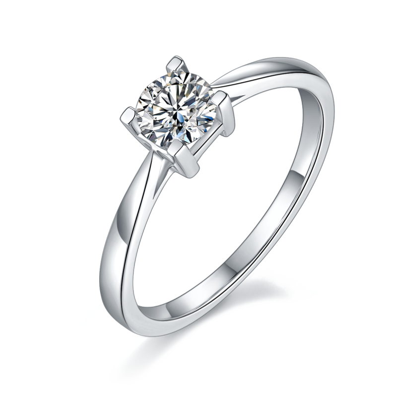 Moissanite Halo Engagement Rings