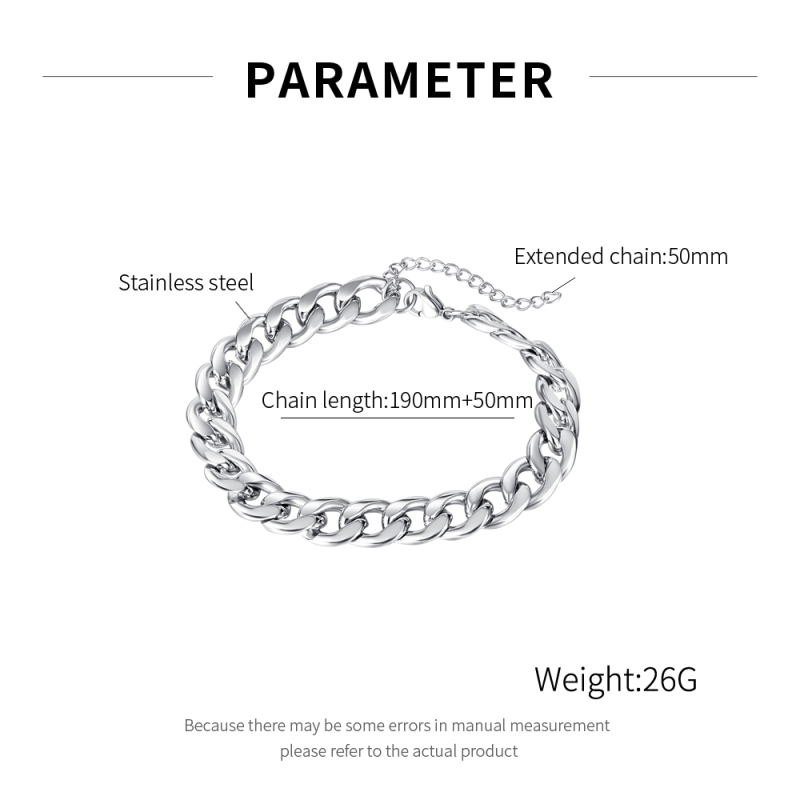 Silver Stainless Steel Bracelet