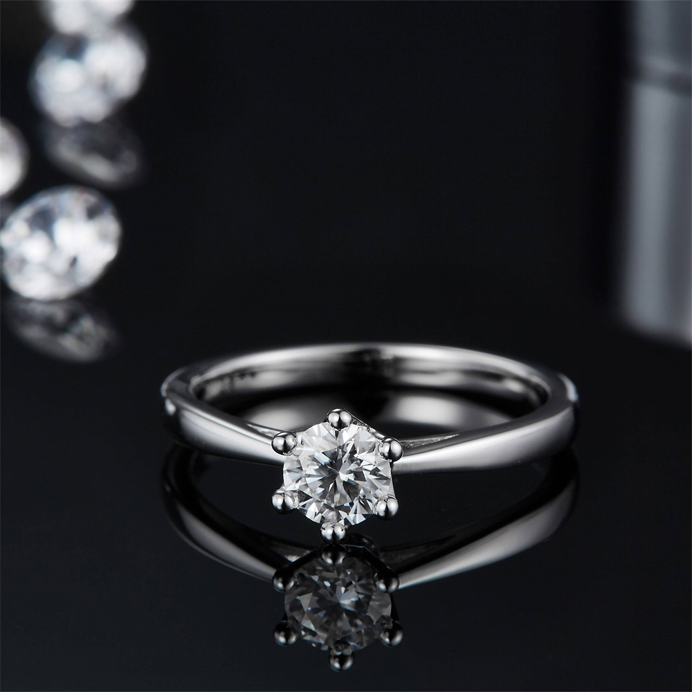 Promise Moissanite Rings