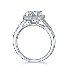 Mrquise Moissanite Engagement Ring