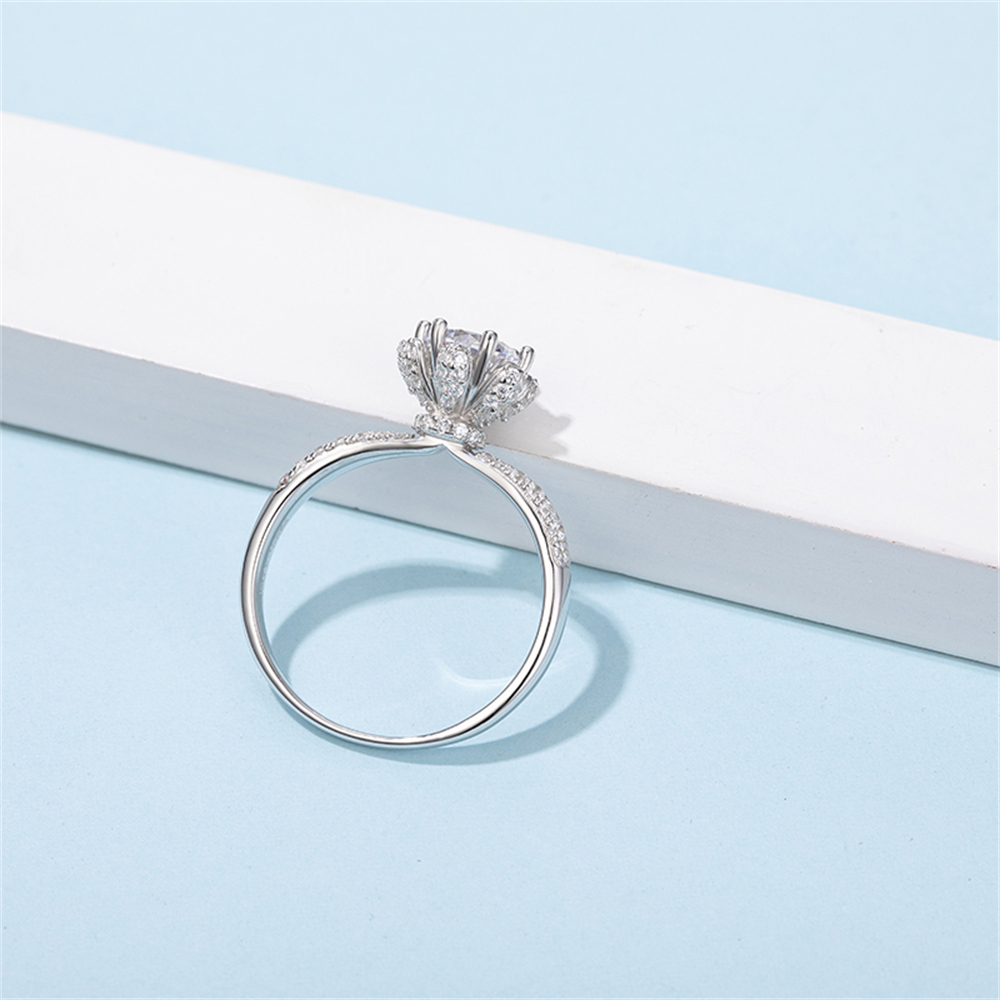 Charles Winston Moissanite Rire Rings