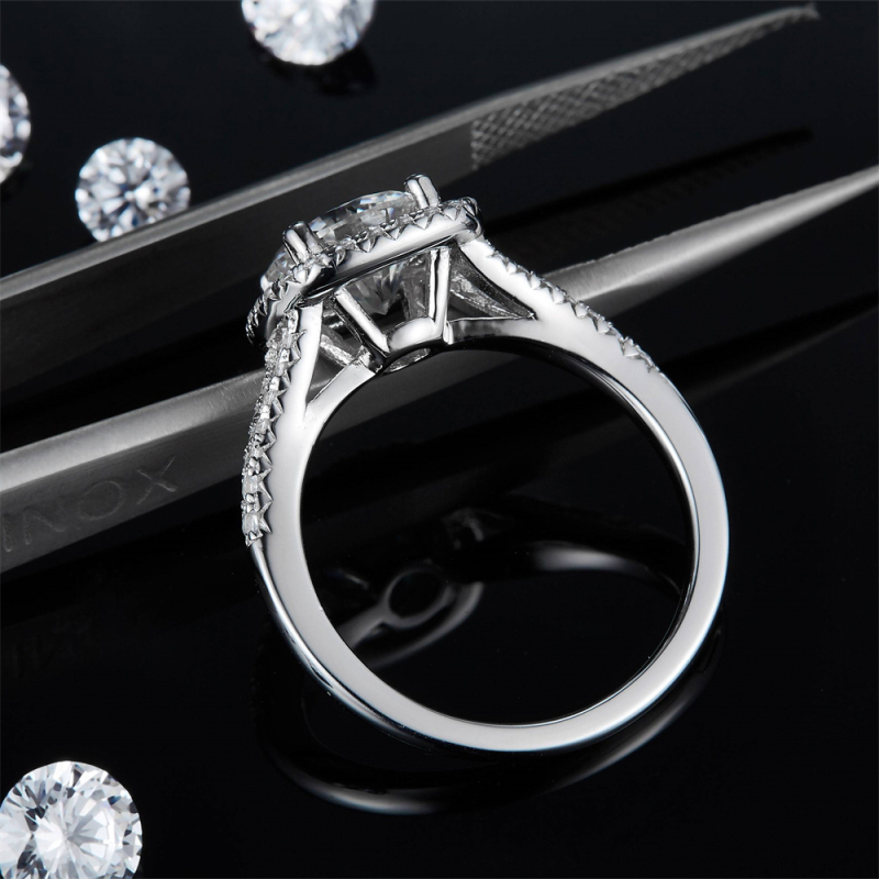 Mrquise Moissanite Engagement Ring