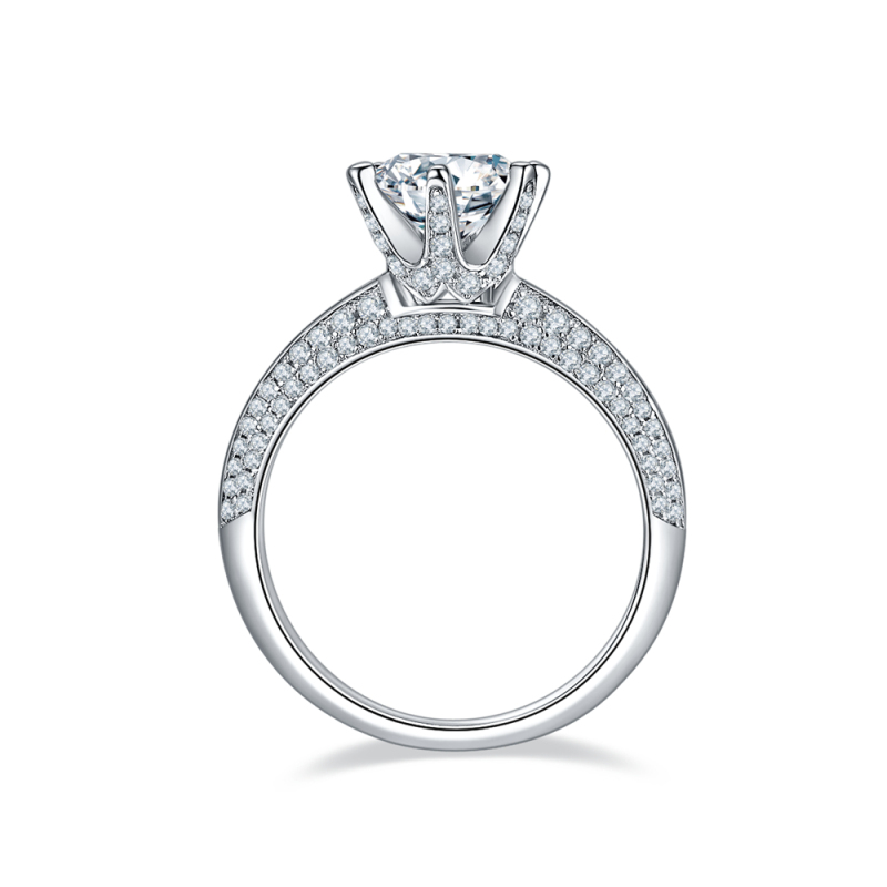 Custom Moissanite Engagement Rings