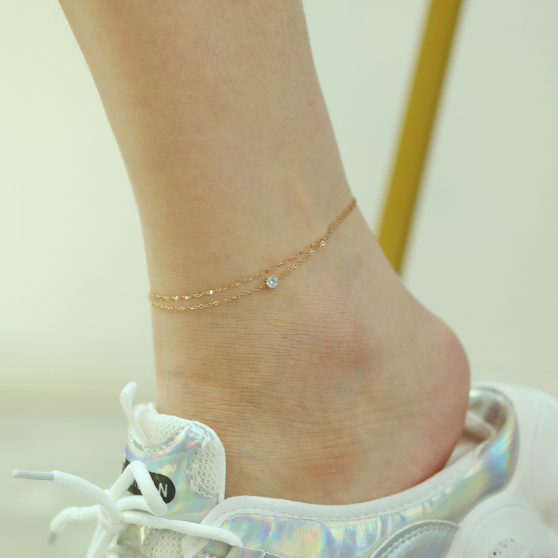 Dainty Gold Silver Color Anklet