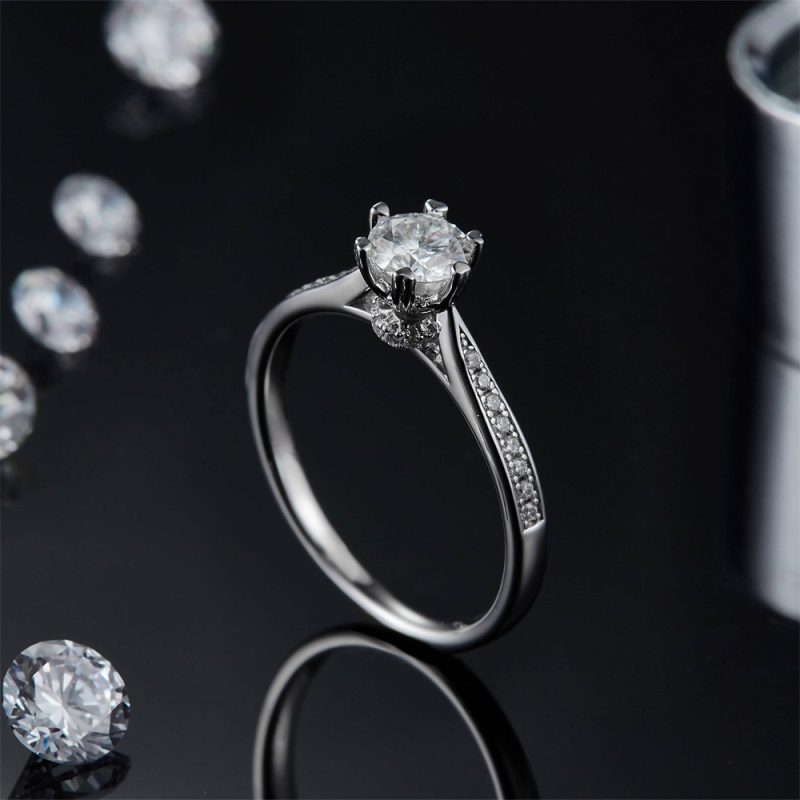 Moissanite Diamond Engagement Rings