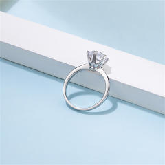 Moissanite Infinity Band