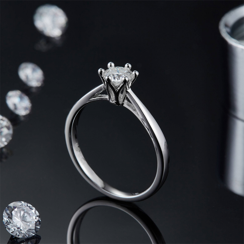 Promise Moissanite Rings